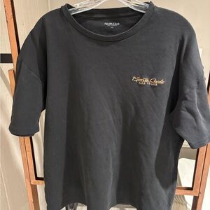 Embroidered Monte Carlo Las Vegas Black T-Shirt size XXL. Short sleeve. Cotton.